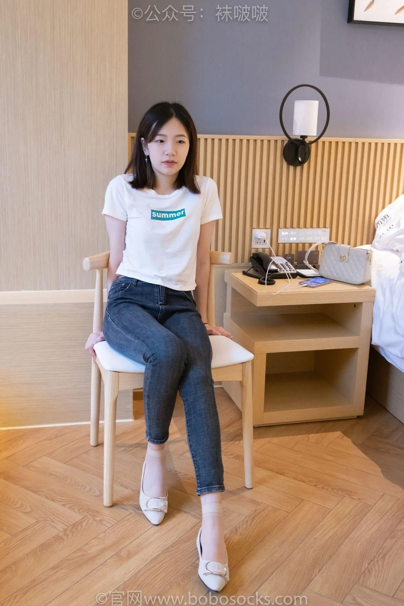 [BoBoSocks袜啵啵]NO.063 小甜豆-平底鞋、短肉丝 [155P]插图5